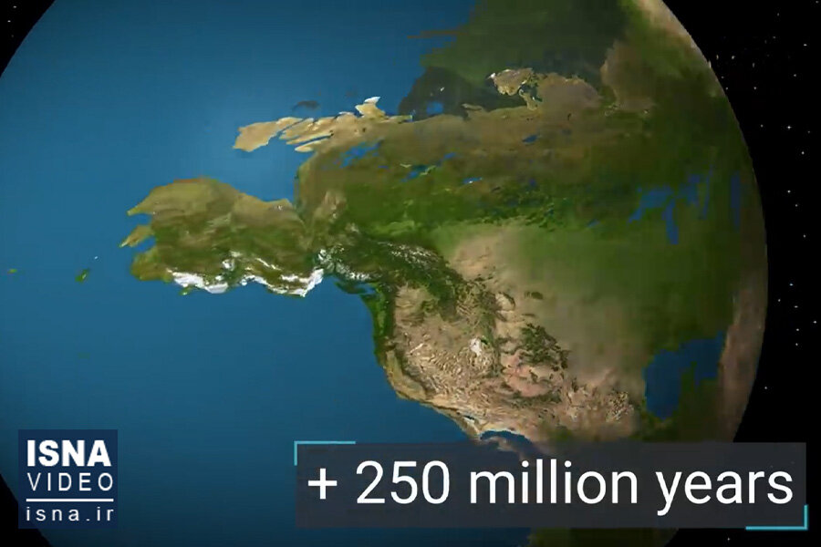 ویدیو/ سرنوشت زمین در ۲۵۰ میلیون سال آینده