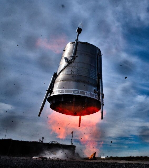 عکس‌های خیره‌کننده از آزمایش پرواز موشک «هاپر»