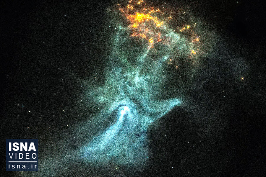 ویدیو/ انتشار تصاویری از «دست کیهانی شبح‌وار» در فضا توسط ناسا