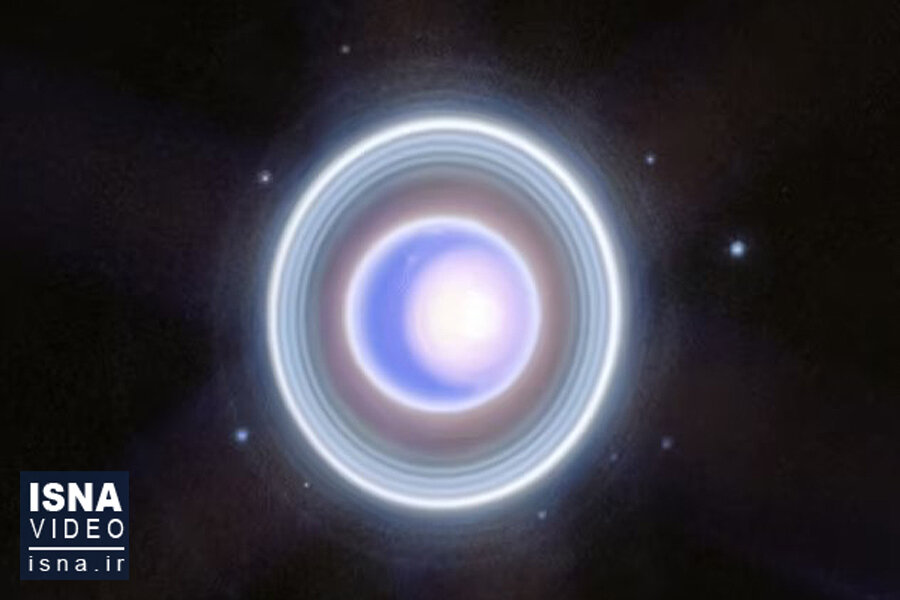 ویدیو/ تصویر خیره‌کننده از حلقه‌های اورانوس