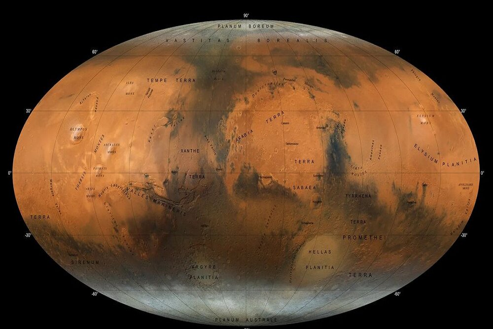 کاوشگر مریخی امارات از طوفان غبار در سیاره سرخ عکس گرفت