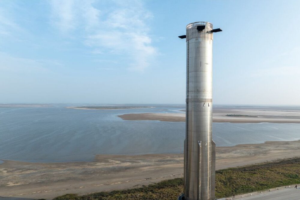 تصاویر موشک بزرگ «استارشیپ» در آستانه سومین پرواز آزمایشی
